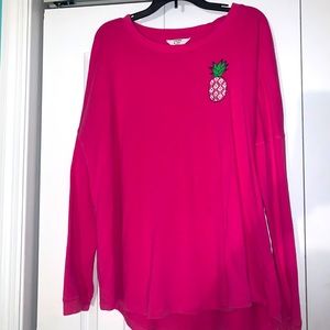 Long sleeve pineapple shirt